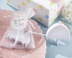 showers of love umbrella measuring tape in organza gift bag